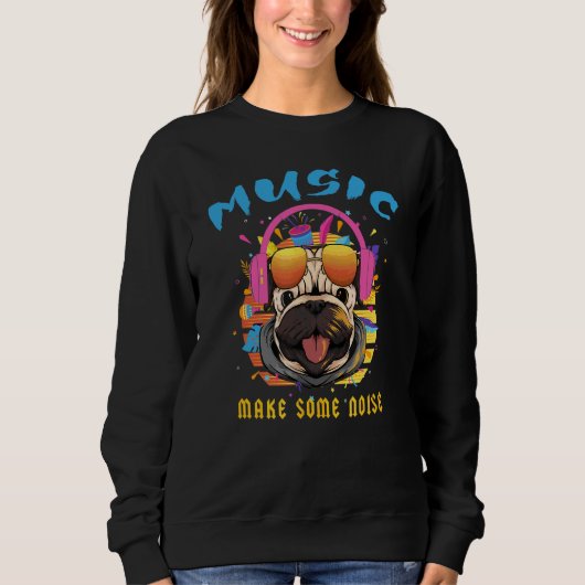 Sweatshirt Carlin De Musique Avec Casque (Devant)