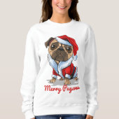 Sweatshirt Carlin de Noël (Devant)