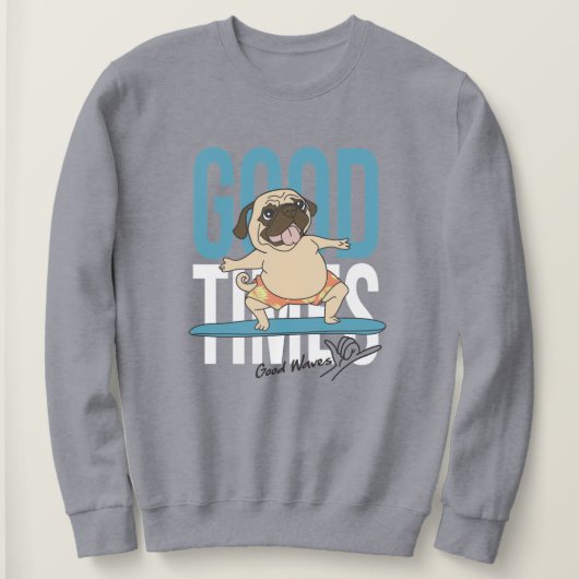 Sweatshirt Carlin de surf (Design devant)
