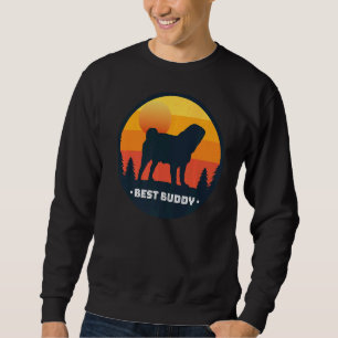 Sweatshirt Carlin Dog Retro