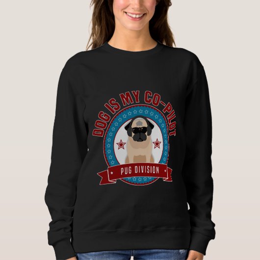 Sweatshirt Carlin Est Mon Copilote Classique T-Shirt 346 (Devant)