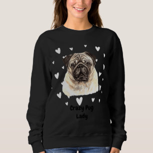 Sweatshirt Carlin fou Dame - Chiens T-Shirt Scoop ajusté 280
