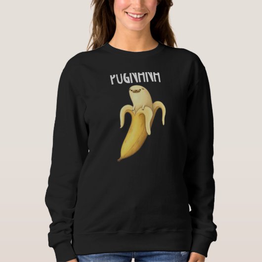 Sweatshirt Carlin Funny Carlin Banane Pour Les Amateurs De Ca (Devant)