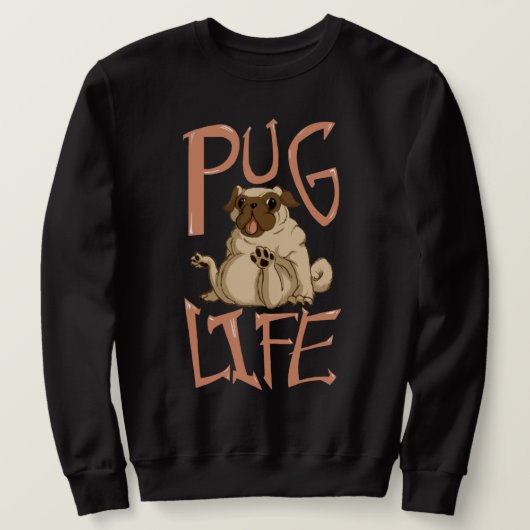 Sweatshirt Carlin gras mou (Design devant)