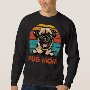 Sweatshirt Carlin Maman Maman Mama Mignonne Chien Maman Fille