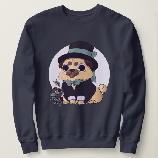 Sweatshirt Carlin mignon (Design devant)