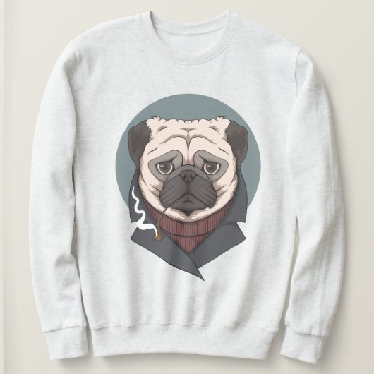 Sweatshirt Carlin mignon (Design devant)