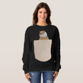 Sweatshirt Carlin mignon en T-shirt Essential de poche 939 (Devant entier)