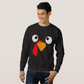 Sweatshirt Carnaval Carnaval Poulet Coq Dinde (Devant entier)