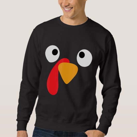 Sweatshirt Carnaval Carnaval Poulet Coq Dinde (Devant)
