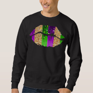 Sweatshirt Carnival Costume Purple & Gold Fleur