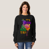 Sweatshirt Carnival Party  Idea Flamingo Mardi Gras  1 (Devant entier)
