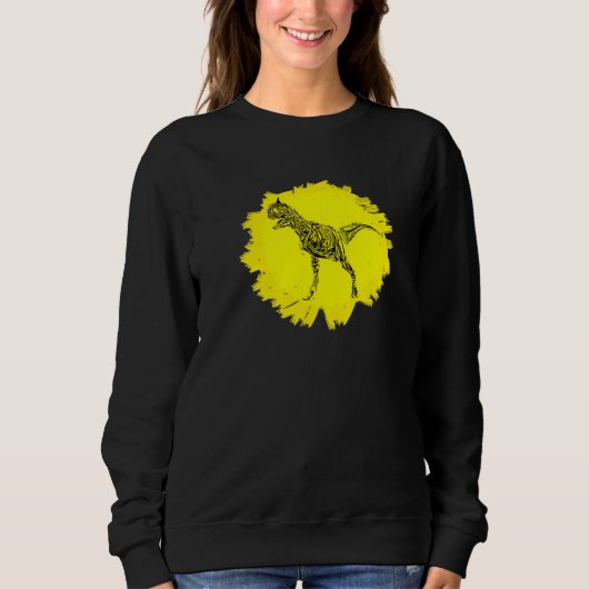 Sweatshirt Carnotaurus Dinosaure Dino (Devant)