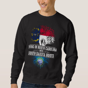 Sweatshirt Caroline du Nord Accueil Dakota du Sud Roots State