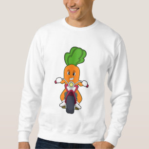 Sweatshirt Carotte en motard avec moto.PNG