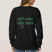 Sweatshirt Carotte miaou (Dos)