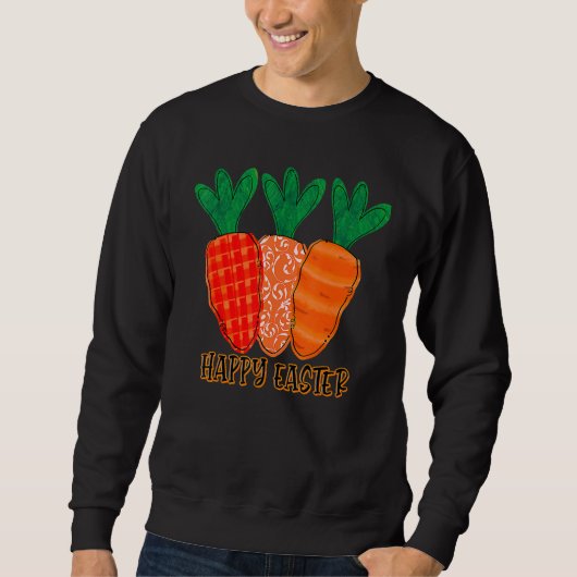 Sweatshirt Carottes Pour La Carotte Du Lapin De Pâques Printe (Devant)