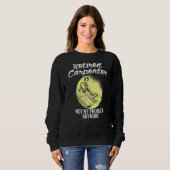 Sweatshirt Carpenter à la retraite pas mon problème plus vieu (Devant entier)