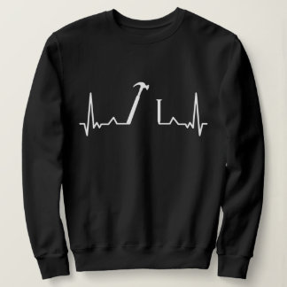 Sweatshirt Carpenter Heartbeat Menuiserie