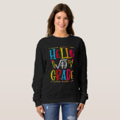 Sweatshirt carré de 7e année Racine de 49 Math Enseignant S (Devant entier)