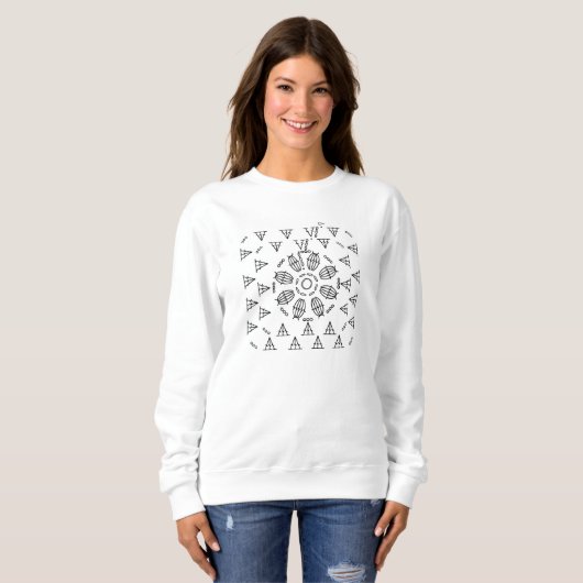 Sweatshirt Carré Granny (Devant entier)