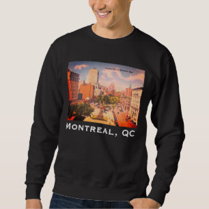 Sweatshirt Carré vintage Victoria, Montréal, Québec, Canada