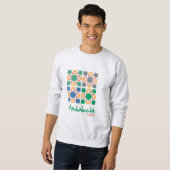 Sweatshirt Carreaux Andalous 4 (Devant entier)