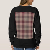 Sweatshirt Carreaux blushwood (Dos)
