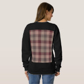 Sweatshirt Carreaux blushwood (Dos entier)