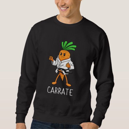 Sweatshirt Carrer Karate Carrot Étudiant Enseignant Trainee T (Devant)