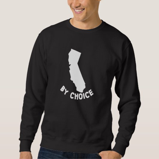 Sweatshirt Carte California State By Choice Us (Devant)