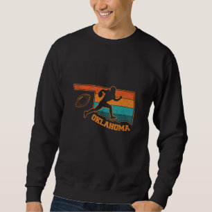 Sweatshirt Carte colorée de l'État de l'Oklahoma