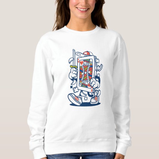 Sweatshirt Carte de lecture (Devant)