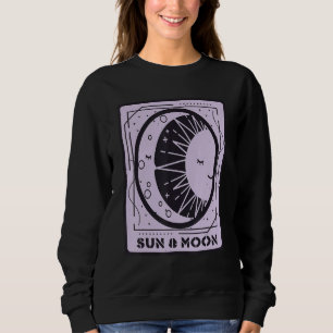 Sweatshirt Carte de tarot du soleil et de la lune Cartes myst