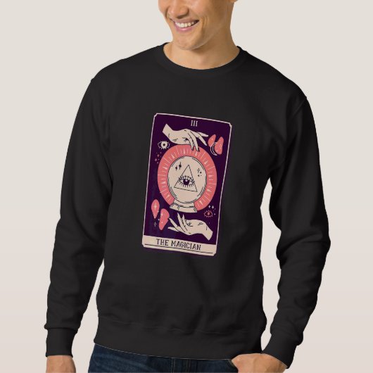 Sweatshirt Carte de Tarot Le Magicien (Devant)