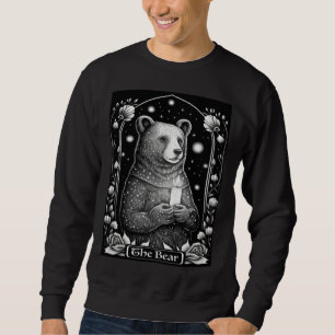 Sweatshirt Carte de tarot L'ours Ourson grizzli Occultisme So