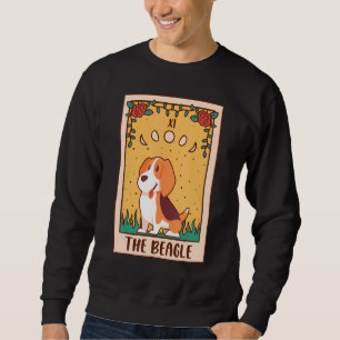 Sweatshirt Carte de Tarot Magie Occulte Occultisme Chien Beag