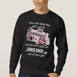 Sweatshirt Carte d'embarquement Sunrise Manor  Fille de Sunri