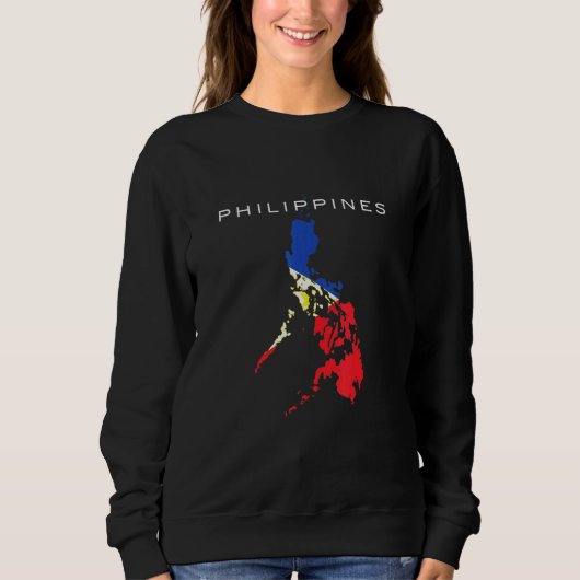 Sweatshirt Carte des Philippines (Devant)