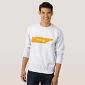 Sweatshirt Carte d'état du Tennessee Belong (Devant entier)
