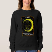 Sweatshirt Carte Moon Tarot Avec Chat (Devant)