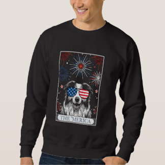 Sweatshirt Carte Tarot Berger australien 4 juillet US Amer
