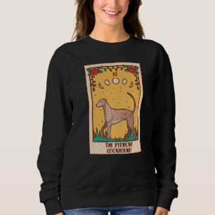 Sweatshirt Carte Tarot Occult Magie Occultisme Chien Redbone