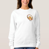 Sweatshirt Carte Vintage Thanksgiving Turquie (Devant)