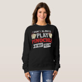 Sweatshirt Cartes de jeu Pinochle Points de pont double 1 (Devant entier)