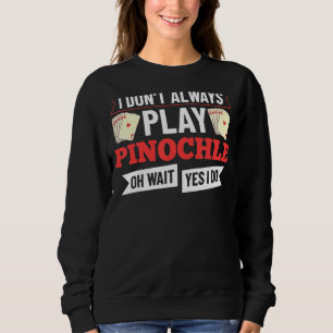Sweatshirt Cartes de jeu Pinochle Points de pont double 1