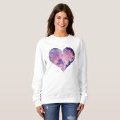 Sweatshirt Carton rose, cadeau pour elle (Devant entier)