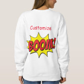 Sweatshirt Cartoon Boom Thunder_Cove (Dos)