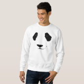 Sweatshirt Cartoon Panda Géant Cute Adulte Design Graphique (Devant entier)