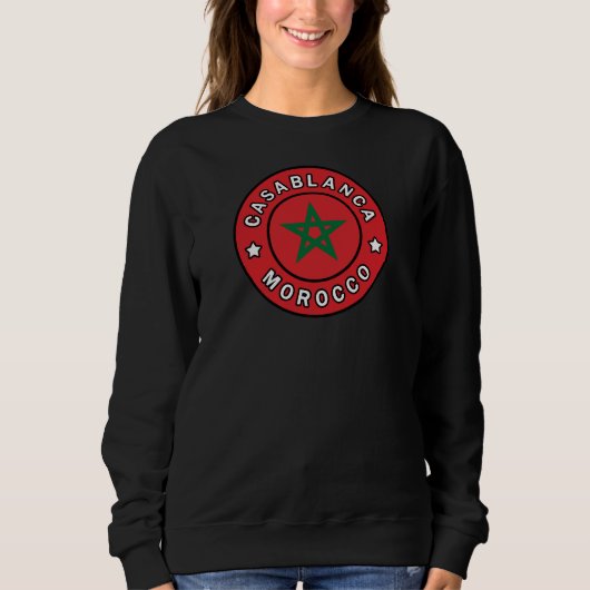 Sweatshirt Casablanca Maroc (Devant)